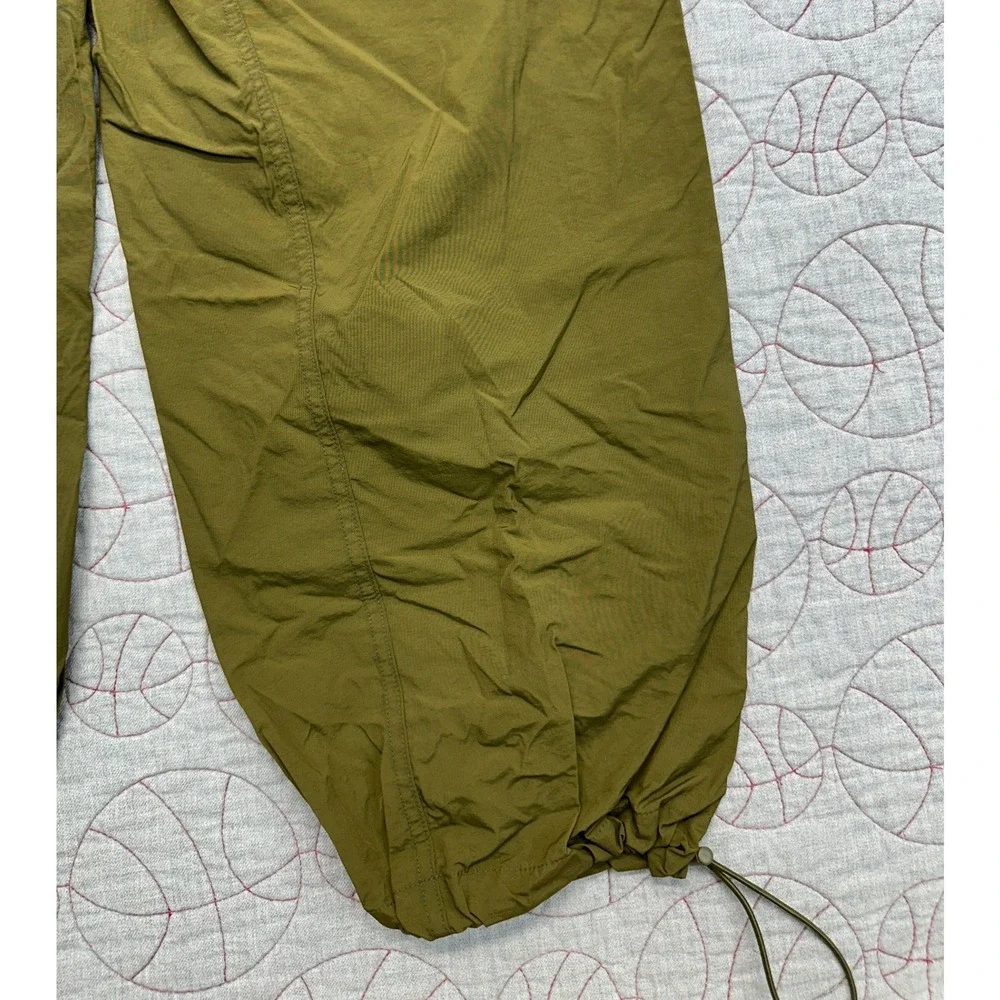 PINK Victoria's Secret Cargo Pants Olive Green Utility Baggy / Women's Small